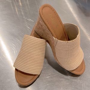 Summer wedge shoe.